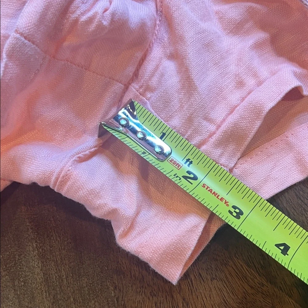 GAP Soft Pink Women's Linen Shorts - Picture 3 of 5